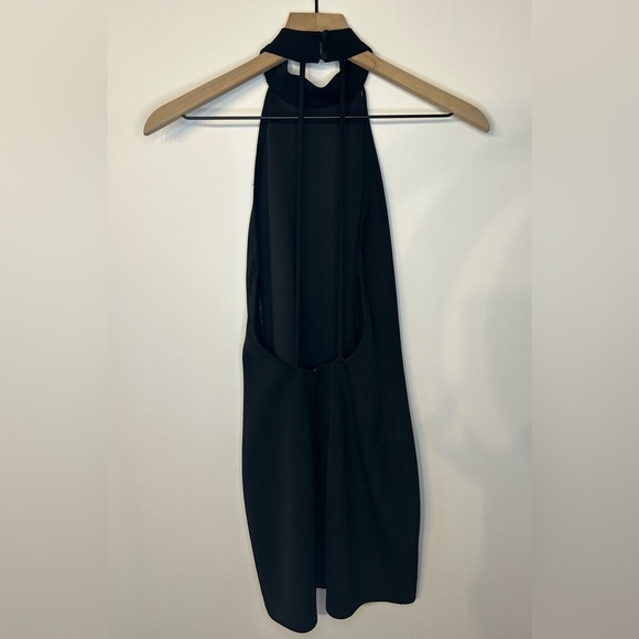 Zara Black Backless Dress - Picture 3 of 7